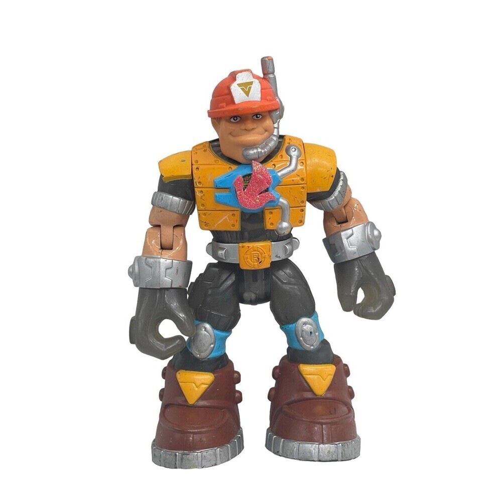 2001 Rescue Heroes Voice Tech Video Mission Jack Hammer Toy Action Figure.